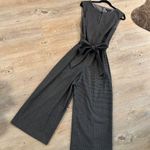 Club Monaco Tweed Cap Sleeve Notch Neck Wide Leg Jumpsuit - size 10 Photo 1