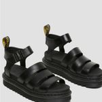 Dr. Martens  Doc Blaire black platform gladiator sandals black leather size 9 EUC Photo 3
