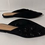 Who What Wear black beaded pointy toe slide mules shoes women size 7 1/2 Photo 2