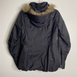 Oakley Women's Black Hooded Jacket Removable Faux Fur Trim S Photo 5