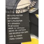 Scarlett  Dress Women's Size 12 Black Yellow White Polka Dot Sleeveless Midi Photo 9