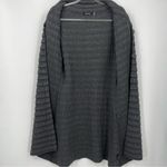 Dolce Cabo Longline Wool Blend Cardigan Size Large Gray Photo 10