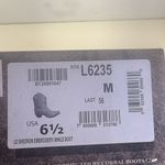 Circle G NIB  Shedron Embroidered Ankle Bootie Snip Toe Leather Cowgirl Tan 6.5 Photo 5