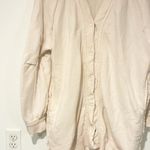 Free People We The Free Size Small Light Pink Gauze Snap Button Cardigan Photo 1
