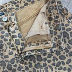 American Eagle  Leopard Print High Waist Stovepipe Jeans Tan Size 6 Long Photo 7