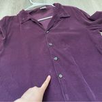 CP Shades Shirt corduroy boxy button up womens Purple (small) classic lagenlook Photo 4