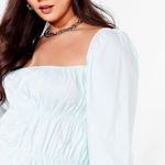 Nasty Gal Ruche Long Sleeve Crop Top Photo 1