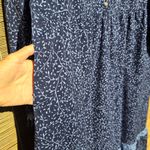 Universal Threads NEW Universal Thread Blue Balloon Long Sleeve Ruffle Cotton Blend Dress XXL Photo 9