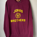 Jonas Brothers The Hoodie Maroon Crewneck Large Red Photo 0