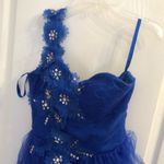 Royal Blue Floral One Photo 1