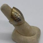 Two Tone Ring Silver and Gold Tone size 7 Photo 1