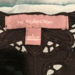 Ny Collection Brocade and Floral Peplum Blouse Photo 3