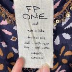 Free People Navy Floral Print Asymmetric Layered Mini Dress Photo 6