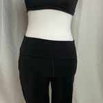 Victoria's Secret Women's Set Black Sports Bra S & Leggings Size 8 Photo 0