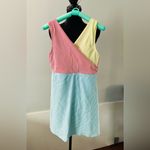 Colorful Wrap Dress/ beautiful cover up🏖️☀️ Blue Photo 7