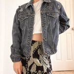 Liz Claiborne Vintage  Embroidered Jean Jacket Photo 0