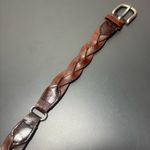 Hollister Braided Brown Leather Belt Photo 3