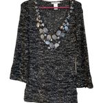 Vertigo Paris  knit sweater with large stone buttons‎ womens M Photo 0