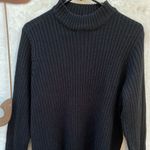 Divided  Ribbed Sweater Black Photo 1