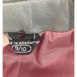 COMINT Genuine Leather Jacket Made in Argentina Size 9/10 Gray Vintage 1980s Photo 6