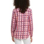 Gracia  Aztec Print Long Sleeve Button Down Top, Size L New w/Tag $92 Photo 2