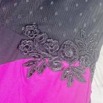 Madison James Fuchsia and Black Evening Prom Dress Size 6 Photo 3