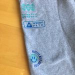 Brooklyn Cloth āProceed With Cautionā Smiley Face Sweatpants, Gray, Size XL Photo 5