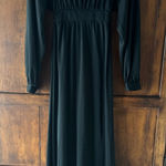 Vintage Beverly Hills Originals Black Maxi Dress Whimsygoth Size XS Photo 0
