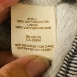 Free People blue and white striped open jacket with red trim & beading 6 Photo 6