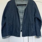 Eileen Fisher EF ,100% organic cotton jean jacket Photo 0