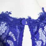 Emilio Pucci Blue Lace Illusion Cocktail Dress Size 10 Photo 7