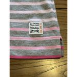 Le Tigre Pullover Women 1/4 Zip Pink Pullover Sweater Sweatshirt Preppy Designer Size XL Photo 6