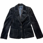 Katayone Adeli Dark Green Velvet Blazer Size 8 Photo 0