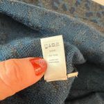 Ann Taylor Loft Womens Gray Blue Cheetah Print Knit Sweater Dress Small Photo 8