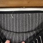 Alexander Wang Womens Size Medium Striped Pencil Skirt Stretch Black White Photo 3