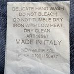 Bellambra Italy Women’s Linen Dress S Blue Tie Dye Sleeveless Bow Strap Boho Photo 8