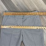 EXPRESS Editor Swiss Dot Crop Pants White Blue 2 Photo 7