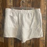 FOR THE REPUBLIC Womens  Tencel Raw Hem Casual Shorts size large Photo 1