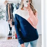 BB Dakota Colorblock Pullover Sweater Photo 1
