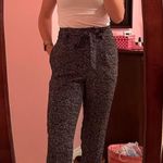 EXPRESS Ankle High Rise Tie Pants in multicolored pattern Photo 5