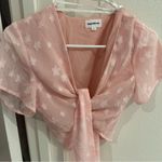 superdown Aylin Star Embellished Tie Crop Top Photo 2