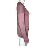 Fabletics  Shirt‎ Womens Medium Dusty Pink Musetta Top Gym Workout Athleisure Photo 1