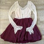 Free People  Victorian Renaissance Fair Mini Dress Size 0 Photo 6