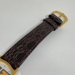 1993 sweetheart king K chiefs vintage wrist watch 32mm gold tone case brown Leat Photo 2