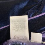 Coldwater Creek  Womans Navy Velvet Oriental Style 2 Piece Suit Size Medium Photo 8