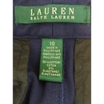 Lauren‎ Ralph Lauren Womens Navy Flat Front Slim Fit Chino Pants Size 10 Blue Photo 9