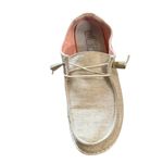 Hey Dude  Wendy Chambray White Nut Womens Shoes Size 8 Photo 3