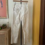 MOTHER The Tripper High Rise Ankle Jeans Kick Flare Cream NWT $218 Size 27 (4) White Photo 6