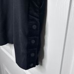 Athleta  Retroplush‎ Velvet Crewneck Sweatshirt Black Size M Photo 4