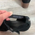 UGG Kookaburra  Suede Ashlyn Pump Sandal 8.5 Stacked Block Heels Chunky Black Photo 10